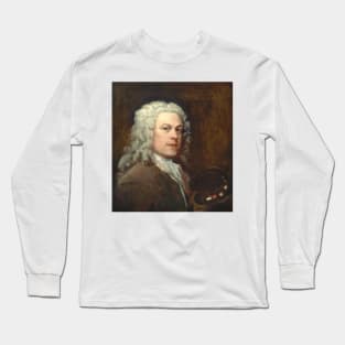 Self-Portrait by William Hogarth Long Sleeve T-Shirt